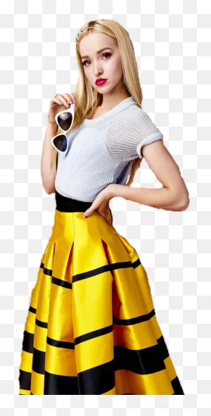Dovecameron Image - Dove Cameron Yellow Clipart - Large Size Png ClipartFlare.com 