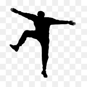 Evasive Dodgeball Player Sticker