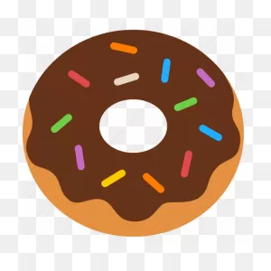 Chocolate, Confection, Dessert, Donut, Doughnut, Frosting, Sprinkles ClipartFlare.com 