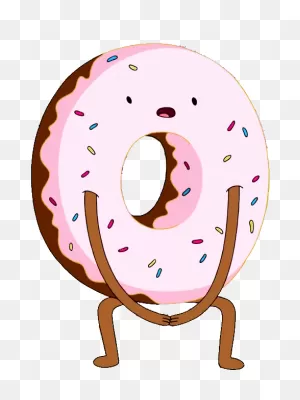 Doughnut Clipart Donut Man - Donut From Adventure Time - Png ClipartFlare.com 