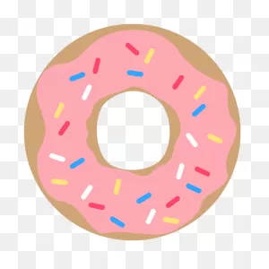 Free Printable Donut Banner Party Decor - Paper Trail Design ClipartFlare.com 