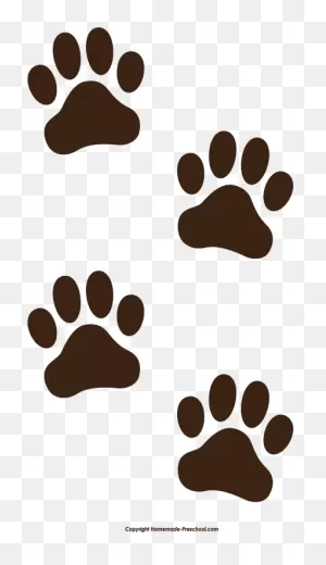 Free Paw Prints Clipart