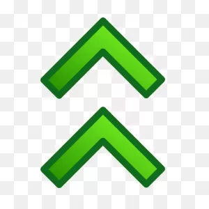 Double Arrow Pointing Up Vector Image | Free PNG-WebP