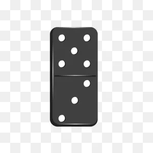 Domino Tile Double Six Vector Graphics | Free PNG-WebP