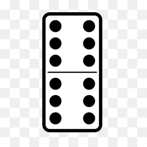 Dominoes Png - Black And White Domino Clipart Transparent Png ClipartFlare.com 