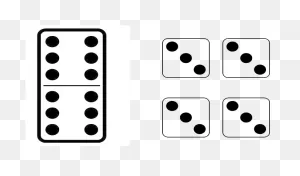 Domino Clipart Dice - Dominoes - Png Download - Full Size Clipart ClipartFlare.com 