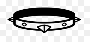 Dog Collar - - Clipart Dog Collar Spike | Full Size Png Download ClipartFlare.com 