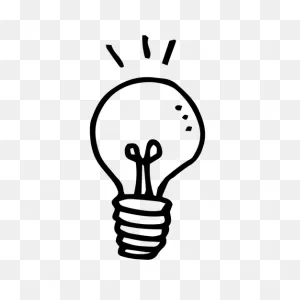 Light Bulb Doodle Icon #ad , #sponsored, #sponsored, #bulb ClipartFlare.com 