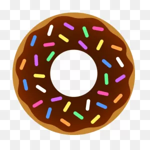 Chocolate Donut Drawing Free Image Download