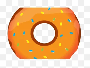 Dougnut Clipart Orange Donut - Clipart Donut - Png Download - Full ClipartFlare.com 