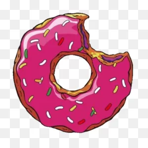 Donut Sticker - Doughnut Clipart - Full Size Clipart (#3578472 ClipartFlare.com 