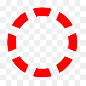Red Circle Dashed 8 Icon - Free Red Shape Icons