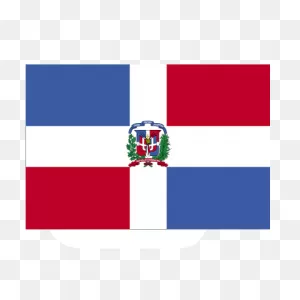 Dominican Republic Flag Clip Art - ClipartFlare