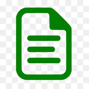 Green Document Icon - Free Green File Icons