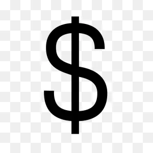 Free Dollar Sign Icon Transparent Background, Download Free Dollar ClipartFlare.com 