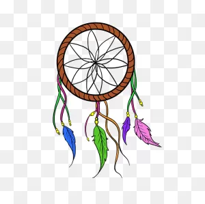 How To Draw A Dream Catcher - Really Easy Drawing Tutorial