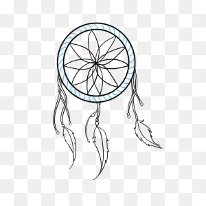How To Draw A Dream Catcher - Really Easy Drawing Tutorial