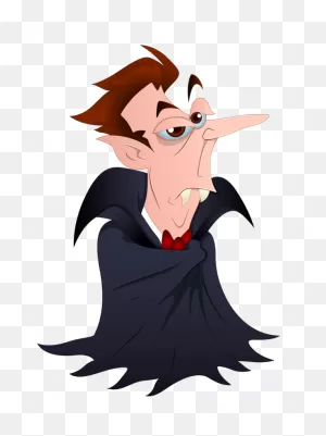 Count Dracula Vampire Halloween Head Cartoon For Halloween - 2912X3896
