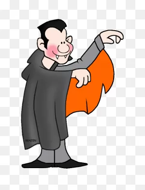 Halloween Clip Art By Phillip Martin, Dracula