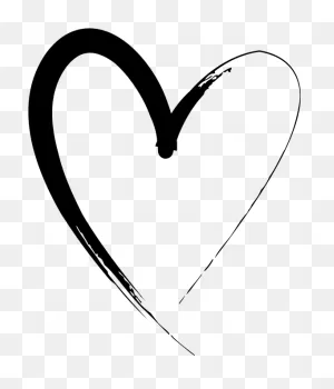 Hand Drawn Heart - Heart Clipart - Large Size Png Image - ClipartFlare