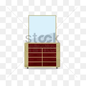 Dressing Table Vector Image - 1368224 | Stockunlimited