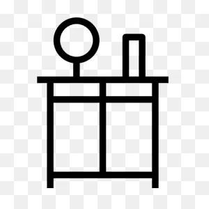 Dressing Table - Free Furniture And Household Icons