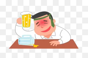 Man Is Drunk From Drinking Beer Clipart. Free Download Transparent ClipartFlare.com 