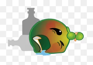 Smiley Green Alien Drunk Wasted Clipart. Free Download Transparent ClipartFlare.com 