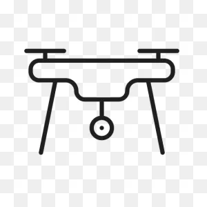 Camera Drone Stroke Icon Transparent Png & PNG-WebP Vector