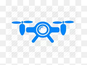 Download Drone Clipart Camera Icon - Drone Icon Blue - Full Size ClipartFlare.com 