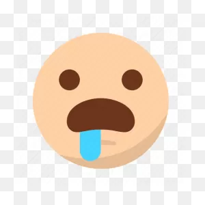 Drool, Emoji, Emoticon, Face, Hypnotized, Surprised Icon - Download ClipartFlare.com 