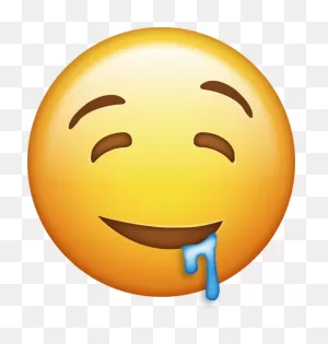 Drooling Emoji [Download Iphone Emojis] | Emoji Island