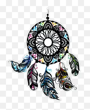 Dreamcatcher Clipart Tumblr Transparent - Dream Catcher Sticker ClipartFlare.com 