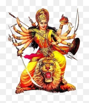 Lord Durga Png Transparent Background - Maa Durga Png Hd | Full ClipartFlare.com 