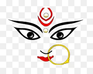 Goddess Durga Maa Png Transparent Images - Maa Durga Eyes Gif ClipartFlare.com 