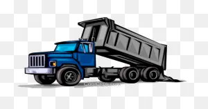 Dump Truck With Dirt - Openclipart
