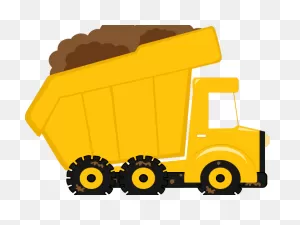Simple Dump Truck Png Transparent - Clipart World