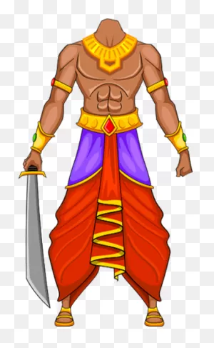 Time Remaining - 50 Score - 0 - - Dussehra Ravan Clipart - Large ClipartFlare.com 