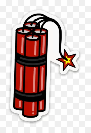 Dynamite With A Lit Fuse - Dynamite Clipart - Png Download - Full ClipartFlare.com 
