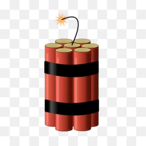 Single Dynamite Stick Transparent Png - Stickpng