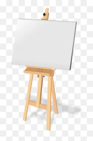 Free To Use &, Public Domain Easel Clip Art - Easel With Canvas ClipartFlare.com 