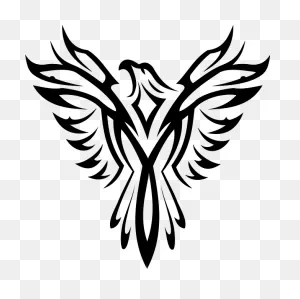 Black, Symbol, White, Eagle, Bird, Aquila, Tattoo - - Phoenix ClipartFlare.com 