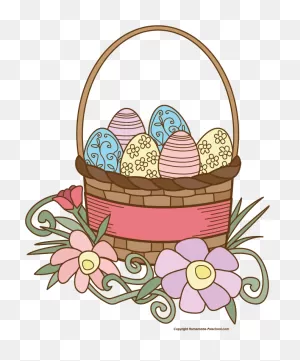 Free Easter Basket Clipart