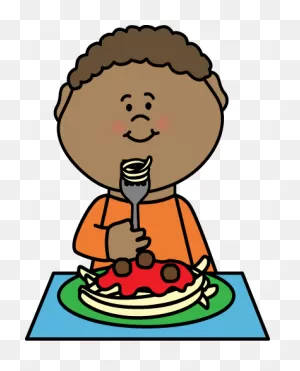 Boy Eating Spaghetti Clip Art - Boy Eating Spaghetti Image | Clip ClipartFlare.com 