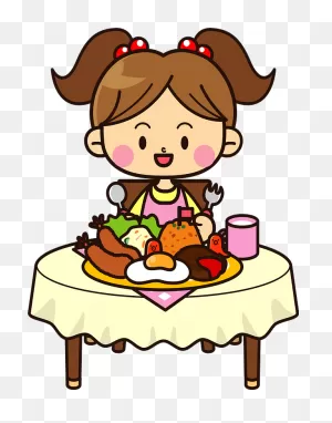 Girl Is Eating Lunch Clipart. Free Download Transparent .png ClipartFlare.com 