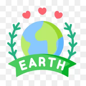Happy Earth Day Clipart - Earth, Green, Text, Transparent Clip Art