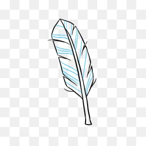 How To Draw A Feather - Really Easy Drawing Tutorial