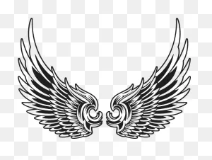 Original Art, Wings, Draping - Eagle Wings Vector Tattoo ClipartFlare.com 