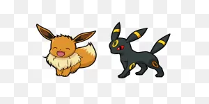 Pokemon Eevee And Umbreon Cursor – Custom Cursor