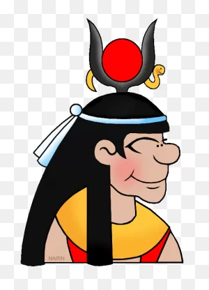 Ancient Egypt Clip Art By Phillip Martin, Hathor